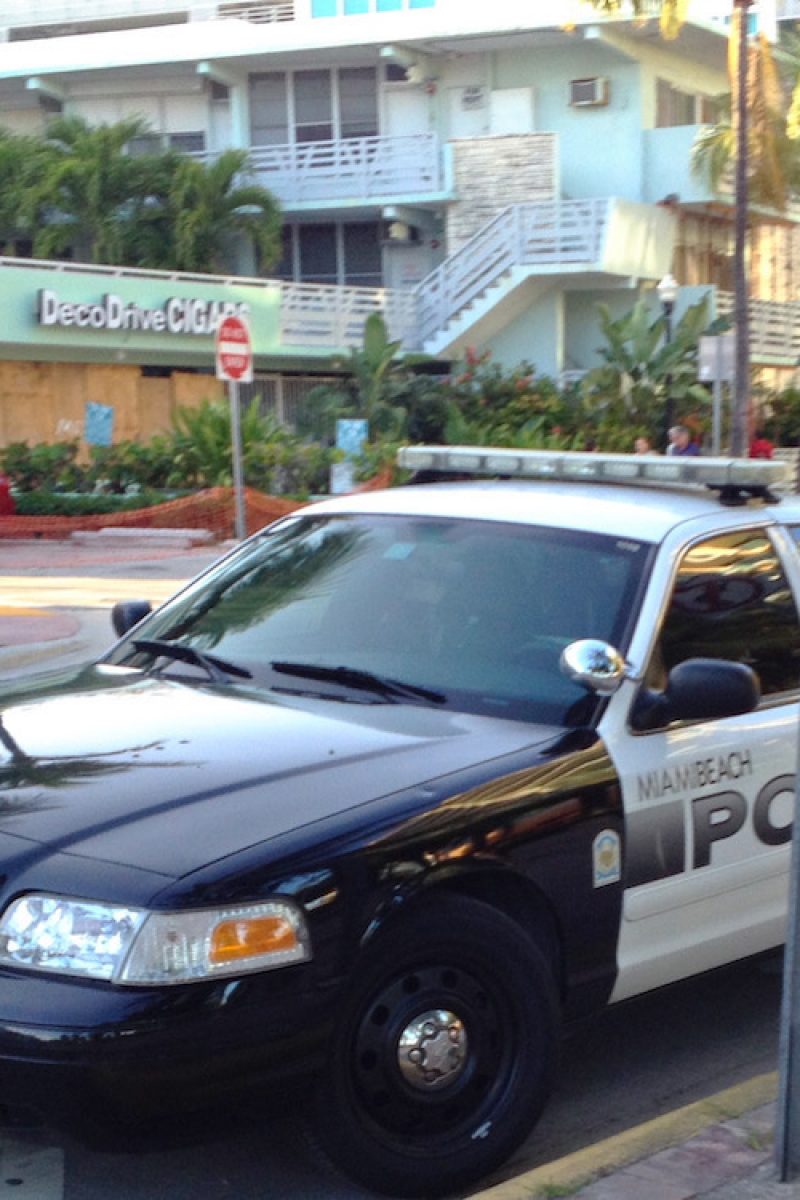 Police Car Miami Beach